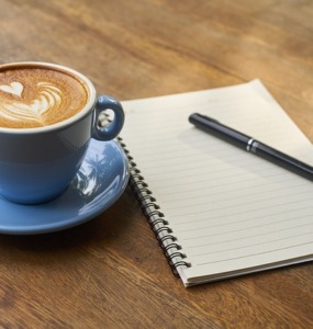 coffee and writing